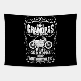 Some grandpas play bingo real grandpas ride motorcycles Tapestry