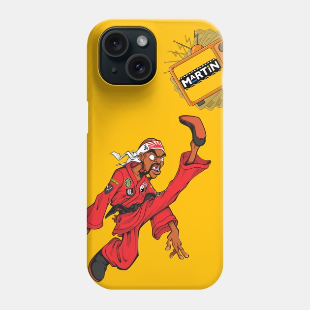 whazzup martin Phone Case by sandesart