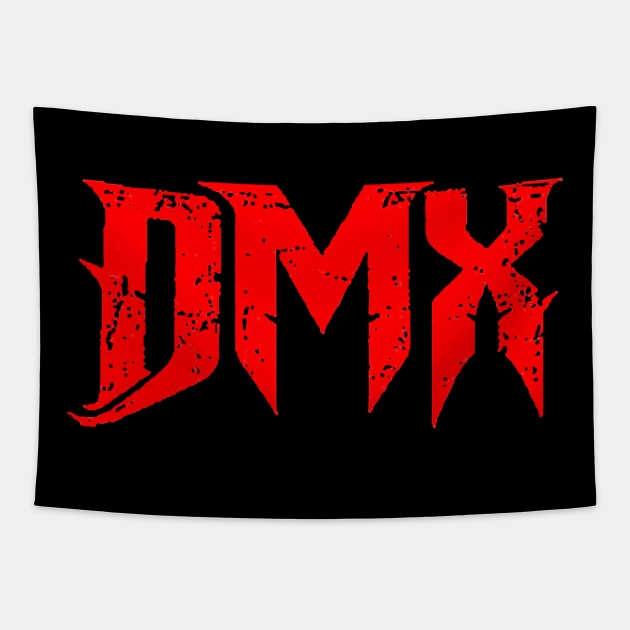 DMX Red 90s Tapestry by Vamp Pattern