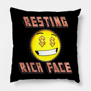 Resting Rich Face Pillow