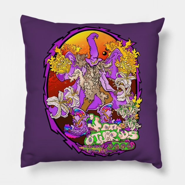 Other Worlds: Wizzing on The Flora Pillow by SvanO Design