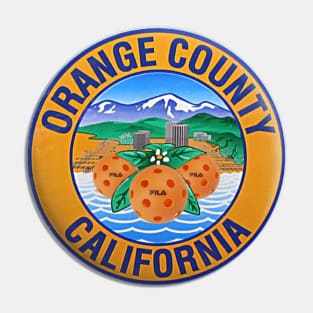 Pickleball Orange County Logo Pin