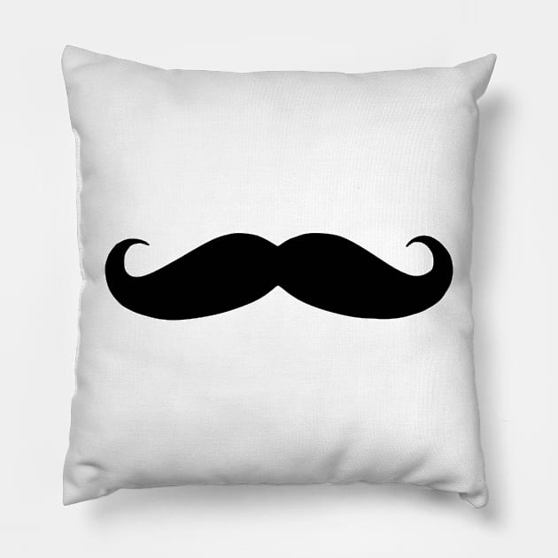 Mustache Pillow by ghjura