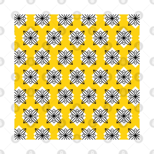 Pretty yellow and black minimalist pattern by SamridhiVerma18