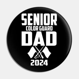 2024 Senior Color Guard dad Class of 2024 Marching Band Flag Pin