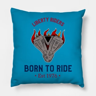 Liberty riders born to ride Pillow