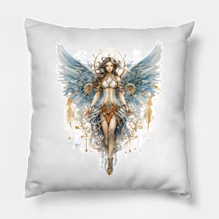 Steampunk Angel #1 Pillow