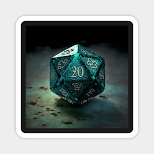 Dungeons and Dragons D20 Magnet