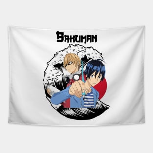 Vintage japanese anime bakuman 2 Tapestry