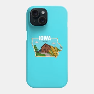 Iowa and vintage Phone Case