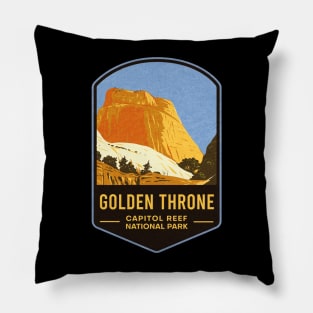 Golden Throne Capitol Reef National Park Pillow