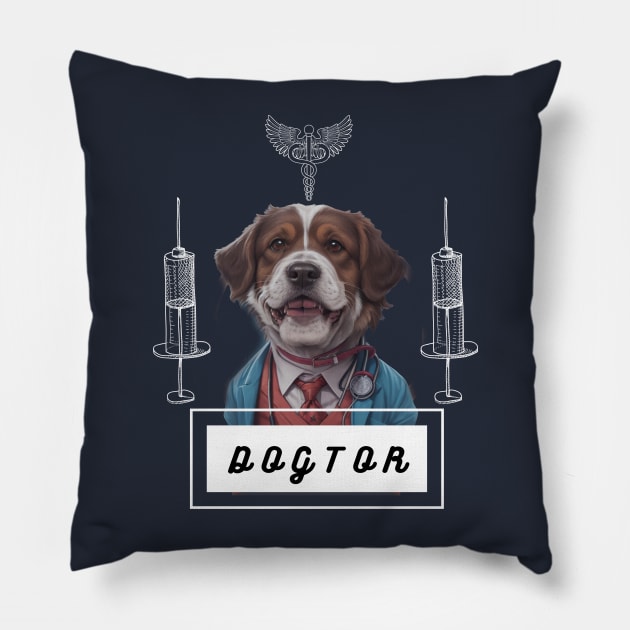 DOGTOR Pillow by WOLVES STORE