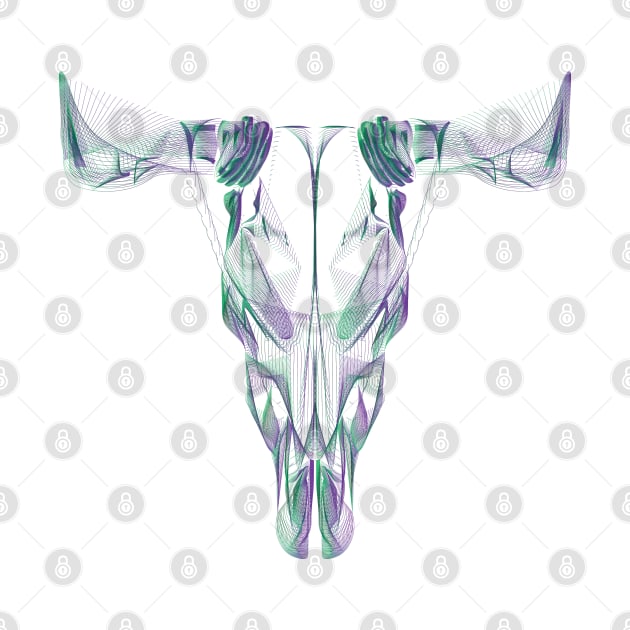 Blend Bull Skull by theartistmusician