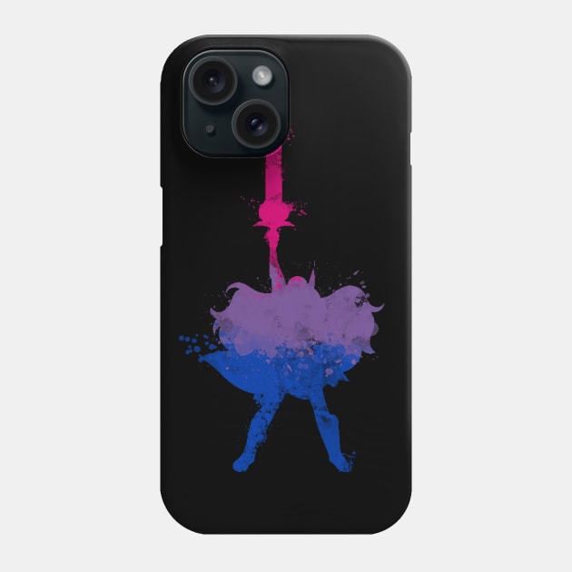 She ra bisexual flag watercolor Phone Case by JuliaSC