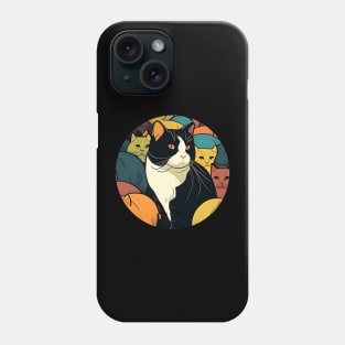 Cat Lost In Cats Colorful - Cat Lover Phone Case