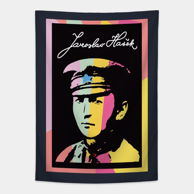 Jaroslav Hašek Tapestry by Exile Kings 