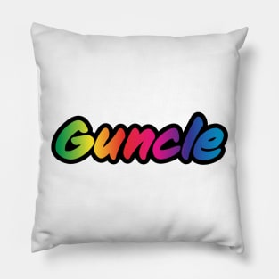 Gay Uncle T-Shirt | Guncle | Uncle Gift | Fun Uncle | Unisex - Men & Women's Tee | LGBT shirts Pillow