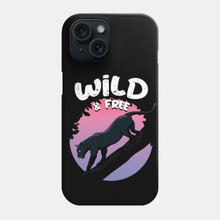 Black Panther - Wild & Free Animal Phone Case