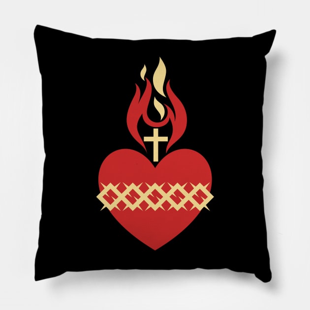 Sacred Heart of Jesus. Pillow by Reformer