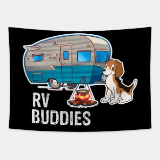 Beagles Dog Rv Buddies Pet Lovers Funny Camping Camper Tapestry