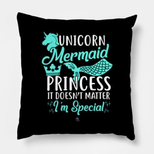 Unicorn mermaid princess gift- Pillow