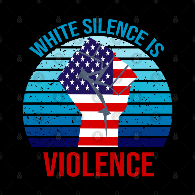 White Silence is Violence by DragonTees