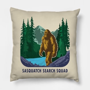 sasquatch search squad Pillow