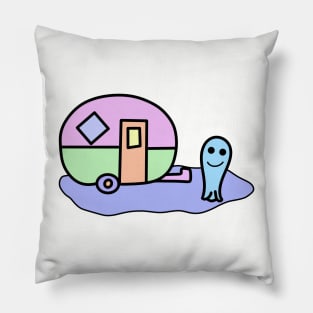 Travel Ghost #1b Pillow