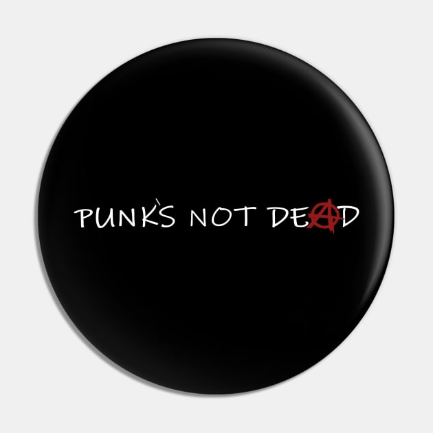 Punk`s not dead Pin by QW1Nky Shop