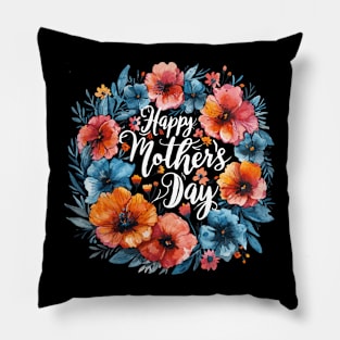 Happy Mothers Day (with White Lettering) Pillow