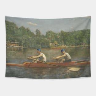 The Biglin Brothers Racing by Thomas Eakins Tapestry