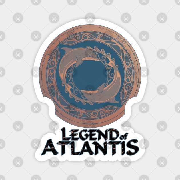 Legend of Atlantis Magnet by NicGrayTees