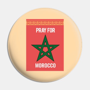 Pray for morocco earthquake Marrakech Pin