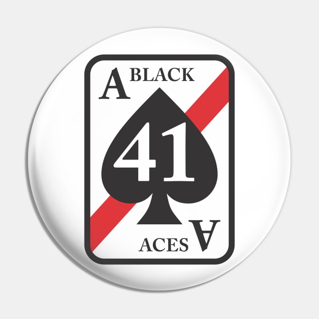 VF-41 Black Aces Squadron Pin by MBK