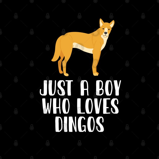 Just A Boy Who Loves Dingos Wildlife Wild Dog by simonStufios