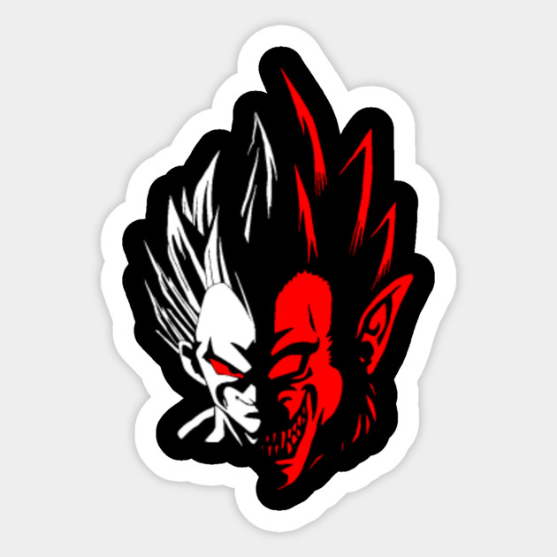 Vegeta Dragon Ball Z Sticker Teepublic