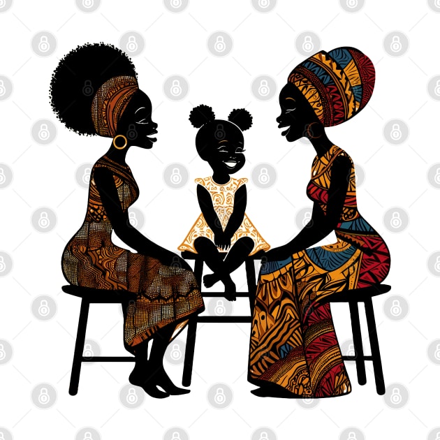 Afrocentric Women And Girl by Graceful Designs