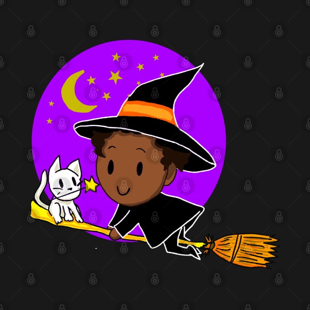 A Witch and his White Cat by allthebeanz