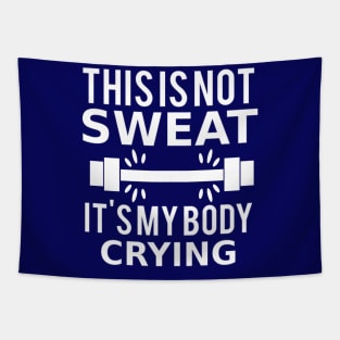 My Body Crying Tapestry