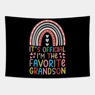 It's Official I'm The Favorite Grandson Tapestry