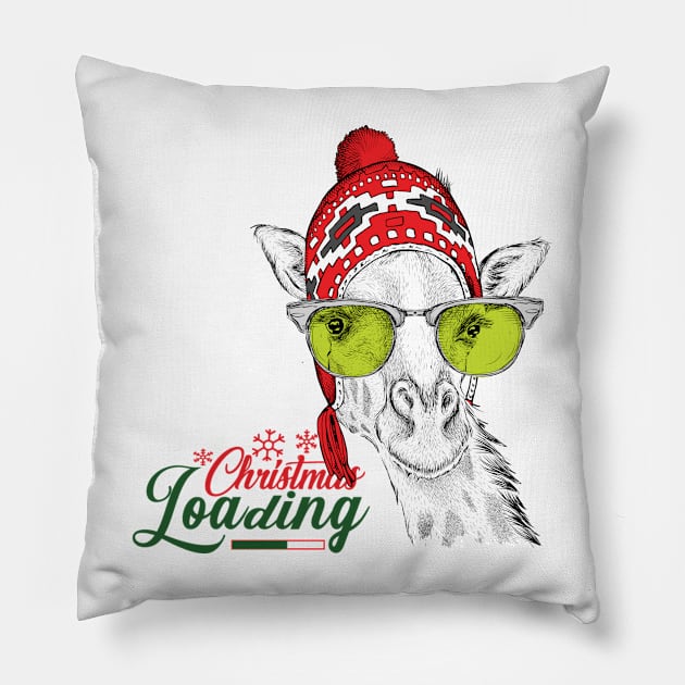 Christmas loading Pillow by Transcendexpectation