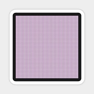 Gingham Pattern - Lilac Magnet