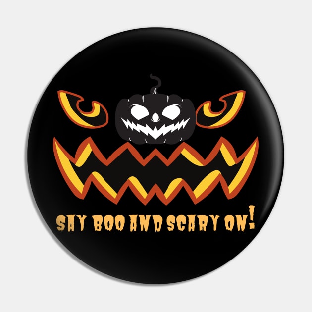 Say boo and scary on Pin by Kachanan@BoonyaShop