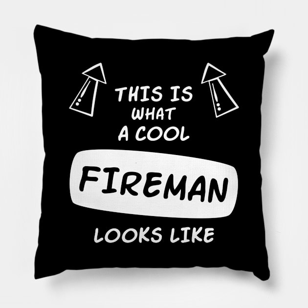 Fireman Pillow by LeonAd