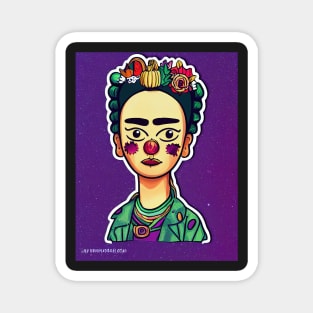 Frida Kahlo Hallowee T-Shirt Magnet