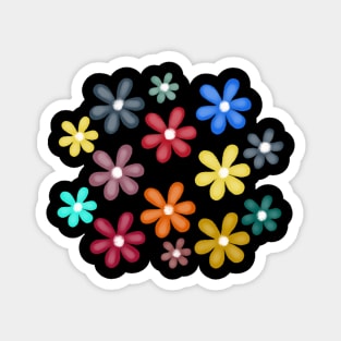 Bright flowers Magnet