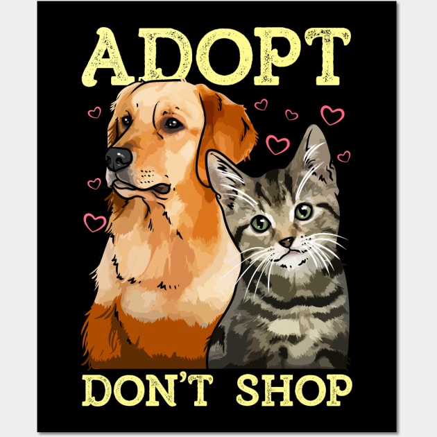 Rescue Adopt Love T-Shirt Funny As Dog Or Cat Lover Gift Rescue Adopt Love T-Shirt Funny As Dog Or Cat Lover Gift