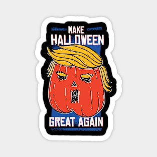 Trump Halloween Pumpkin Magnet