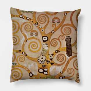 Tree of Life by Gustav Klimt Pillow