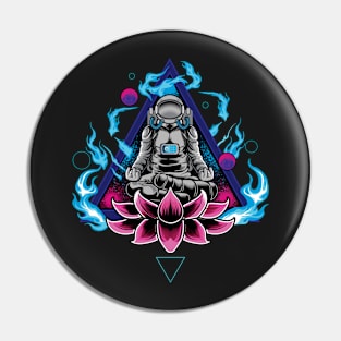 meditating astronauts Pin